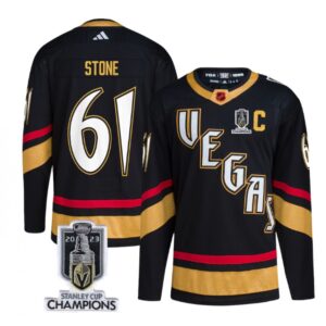 6861c3065a707_1 Men's Vegas Golden Knights #61 Mark Stone Black 2023 Stanley Cup Champions Reverse Retro Stitched Jersey
