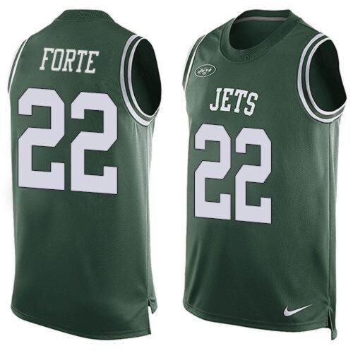 6861c30b90291_1 Jets #22 Matt Forte Green Team Color Men's Stitched NFL Limited Tank Top Jersey