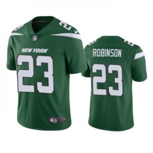 6861c311f1c0c_1 Men's New York Jets #23 James Robinson Green Vapor Untouchable Limited Stitched Jersey