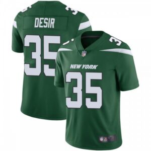 6861c33b5fe6d_1 Men's New York Jets #35 Pierre Desir Green Vapor Untouchable Limited Stitched Jersey