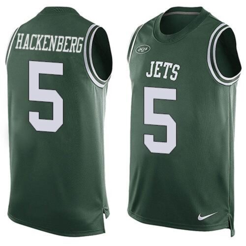 6861c34190f7d_1 Jets #5 Christian Hackenberg Green Team Color Men's Stitched NFL Limited Tank Top Jersey
