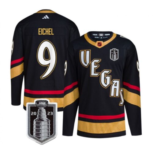 6861c3589e665_1 Men's Vegas Golden Knights #9 Jack Eichel Black 2023 Stanley Cup Final Stitched Jersey