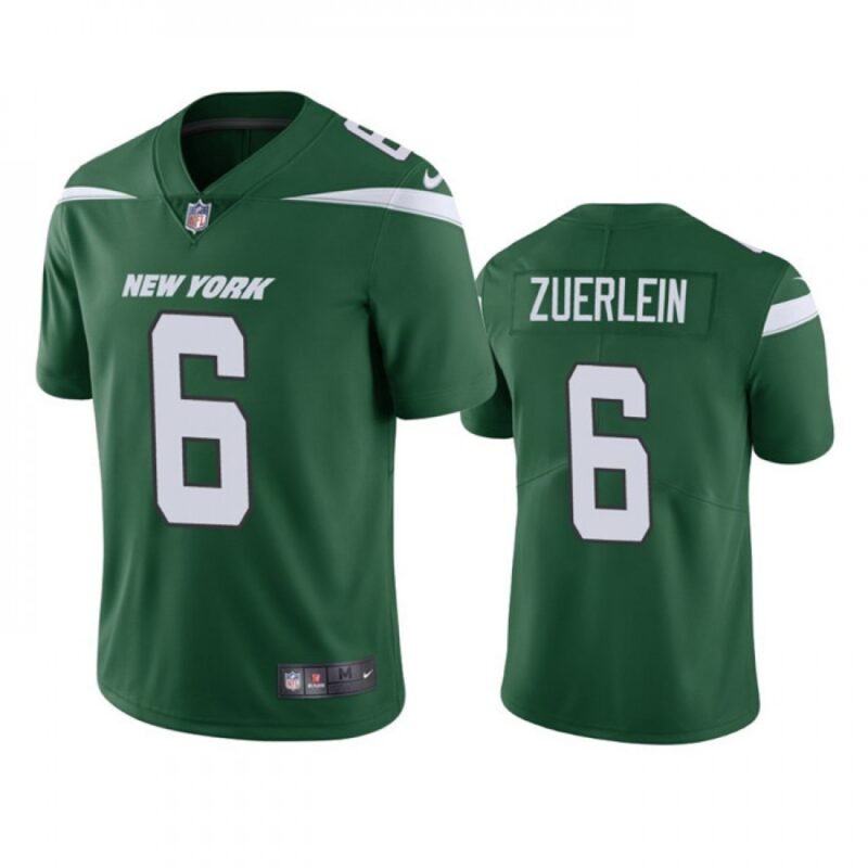 6861c35ac881c_1 Men's New York Jets #6 Greg Zuerlein Green Vapor Untouchable Limited Stitched Jersey