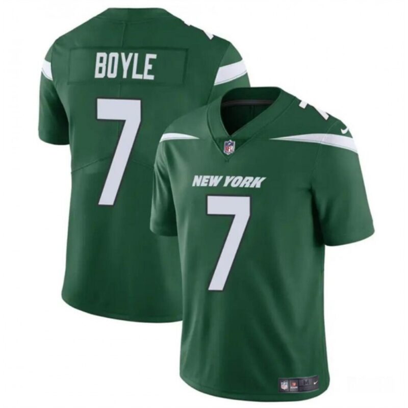 6861c35dcfa0c_1 Men's New York Jets #7 Tim Boyle Green Vapor Untouchable Limited Stitched Jersey