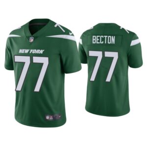 6861c36a6532f_1 Men's New York Jets #77 Mekhi Becton Green Vapor Untouchable Limited Stitched Jersey