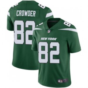 6861c376c2466_1 Men's New York Jets #82 Jamison Crowder Green Vapor Untouchable Limited Stitched Jersey