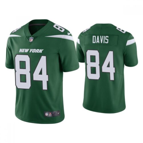 6861c37a0bd48_1 Men's New York Jets #84 Corey Davis 2021 Green Vapor Untouchable Limited Stitched Jersey