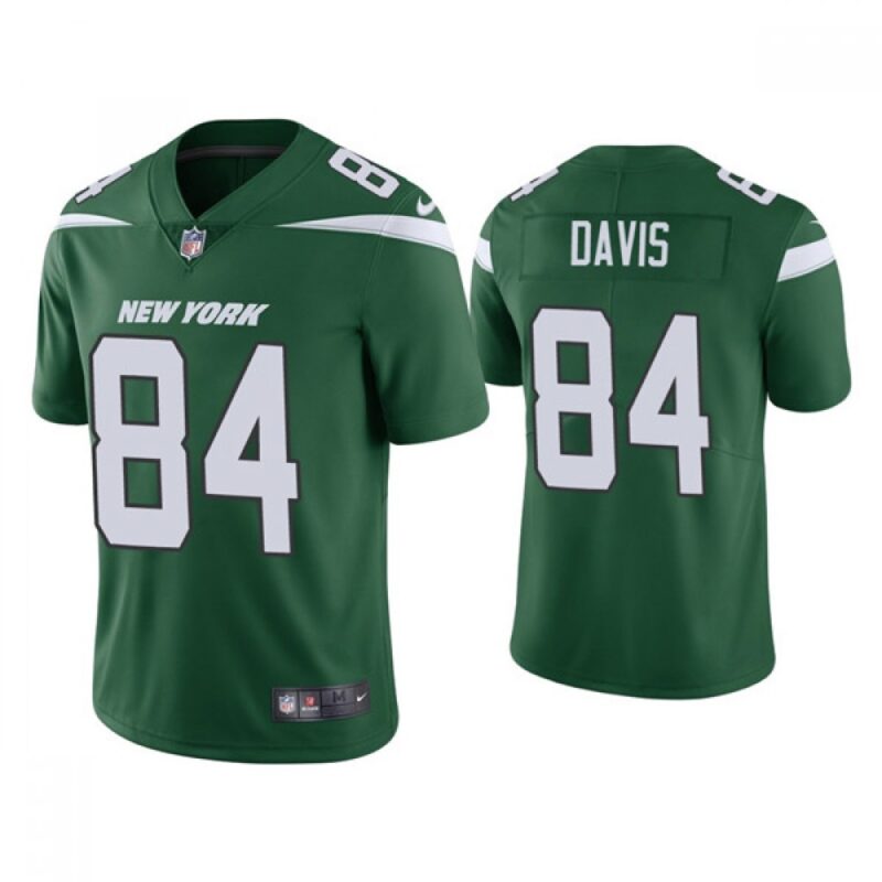 6861c37a0bd48_1 Men's New York Jets #84 Corey Davis 2021 Green Vapor Untouchable Limited Stitched Jersey