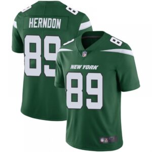 6861c38694b1c_1 Men's New York Jets #89 Chris Herndon Green Vapor Untouchable Limited Stitched Jersey