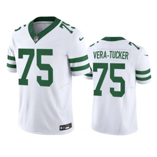 6861c3dc83287_1 Men's New York Jets #75 Alijah Vera-Tucker White 2023 F.U.S.E. Vapor Limited Throwback Stitched Football Jersey