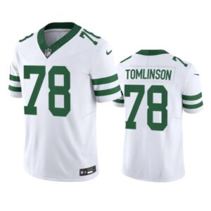 6861c3df85681_1 Men's New York Jets #78 Laken Tomlinson White 2023 F.U.S.E. Vapor Limited Throwback Stitched Football Jersey