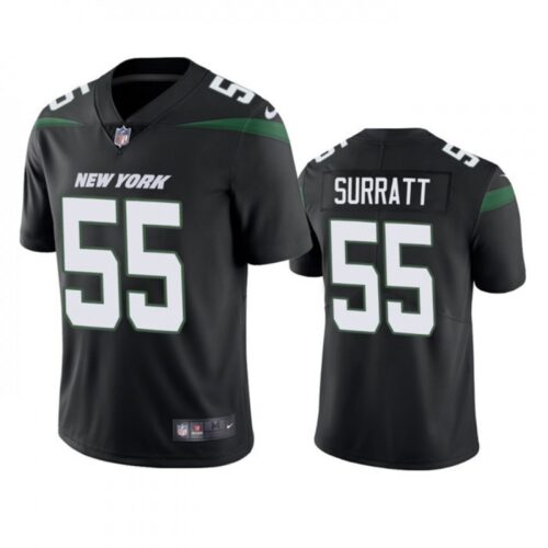 6861c42289dbf_1 Men's New York Jets #55 Chazz Surratt Black Vapor Untouchable Limited Stitched Jersey