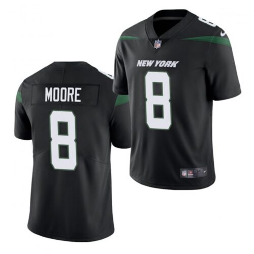 6861c43fa4e1b_1 Men's New York Jets #8 Elijah Moore 2021 Black Vapor Untouchable Limited Stitched Jersey