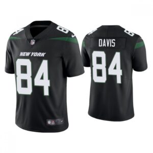 6861c44982cd7_1 Men's New York Jets #84 Corey Davis 2021 Black Vapor Untouchable Limited Stitched Jersey