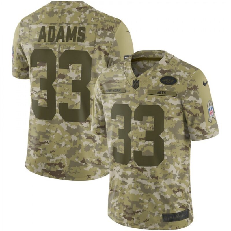 6861c483d54f8_1 Men's New York Jets #33 Jamal Adams 2018 Camo Salute to Service Limited Stitched NFL Jersey