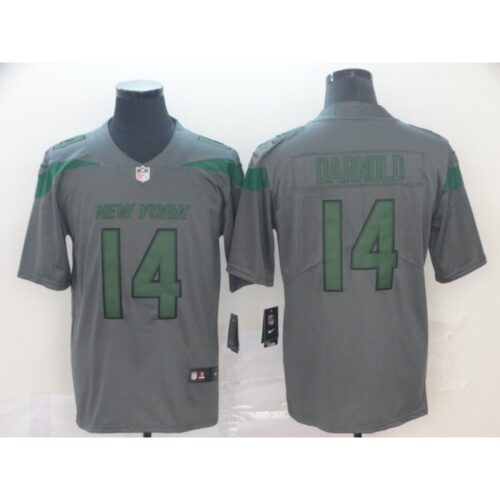 6861c48726b0b_1 Men's New York Jets #14 Sam Darnold Gray Inverted Legend Stitched NFL Jersey