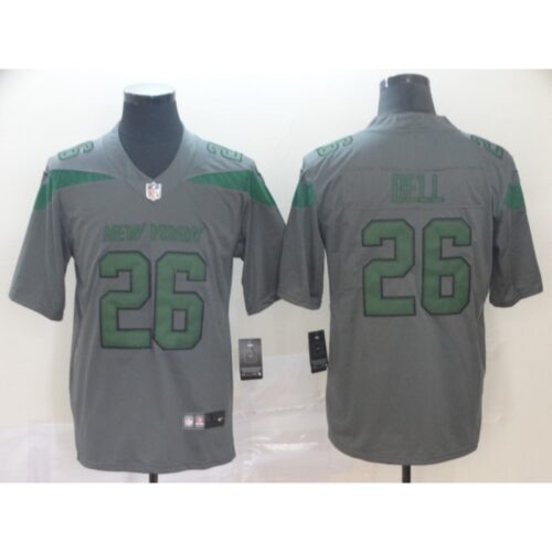 6861c48d96651_1 Men's New York Jets #26 Le'Veon Bell Gray Inverted Legend Stitched NFL Jersey