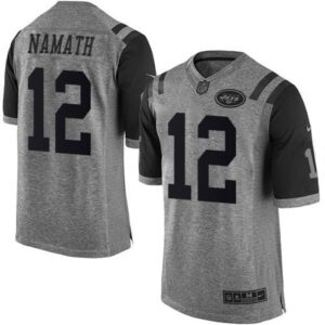 6861c496acd93_1 Jets #12 Joe Namath Gray Men's Stitched NFL Limited Gridiron Gray Jersey