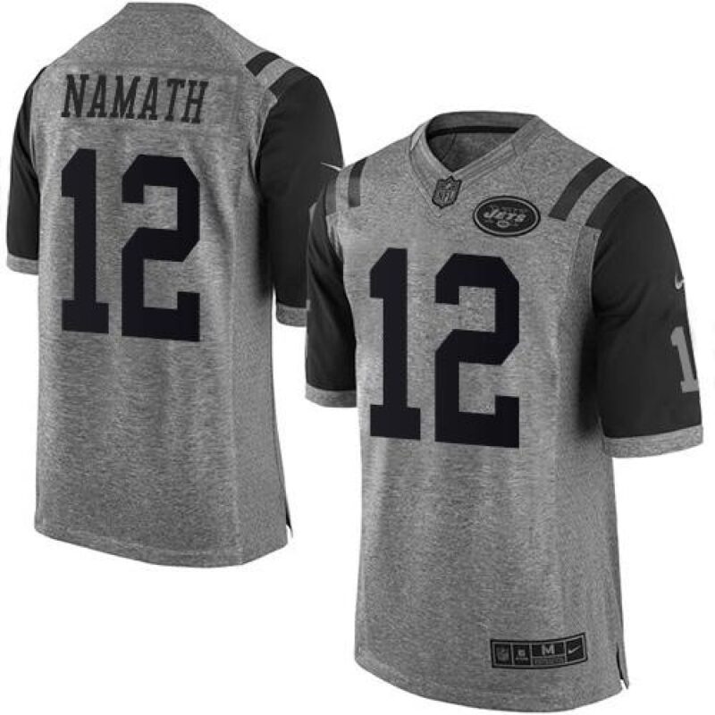 6861c496acd93_1 Jets #12 Joe Namath Gray Men's Stitched NFL Limited Gridiron Gray Jersey