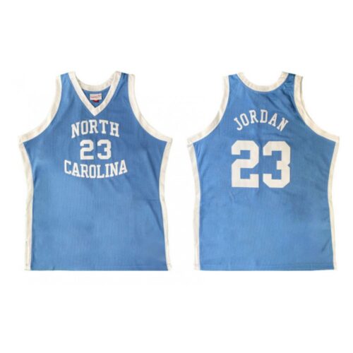 6861c49e21ad2_1 North Carolina Custom Blue Stitched NCAA Jersey