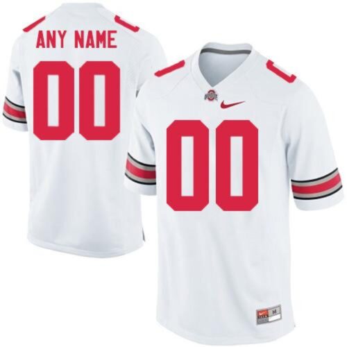 6861c4ae4c811_1 Buckeyes Personalized Authentic White NCAA Jersey