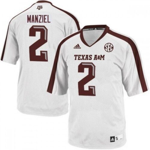 6861c4bdb5784_1 Men's Texas A&M Aggies Custom White Stitched Football Jersey