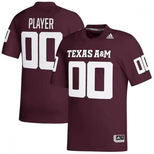6861c4c049867_1 Men's Texas A&M Aggies ACTIVE PLAYER Custom Maroon Stitched Football Jersey