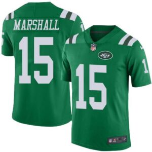 6861c4cc15401_1 Jets #15 Brandon Marshall Green Men's Stitched NFL Elite Rush Jersey