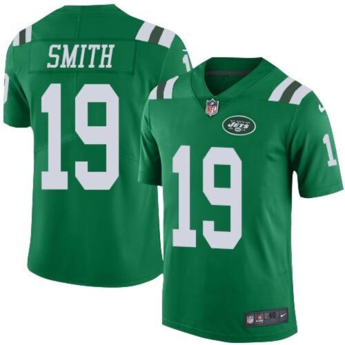 6861c4d2dca68_1 Jets #19 Devin Smith Green Men's Stitched NFL Elite Rush Jersey