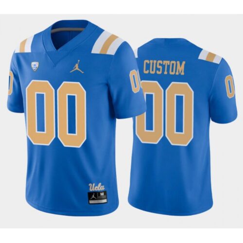 6861c4d5a912f_1 Men's UCLA Bruins Custom Blue Game Stitched Jersey
