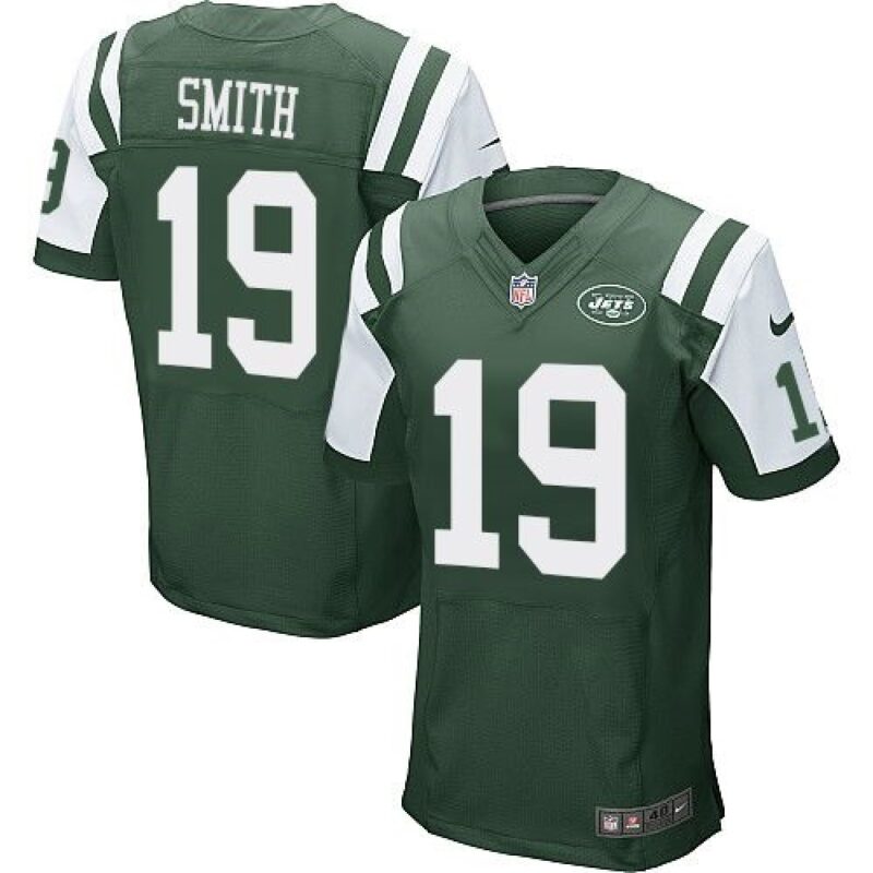 6861c4d5e99bd_1 Jets #19 Devin Smith Green Team Color Men's Stitched NFL Elite Jersey