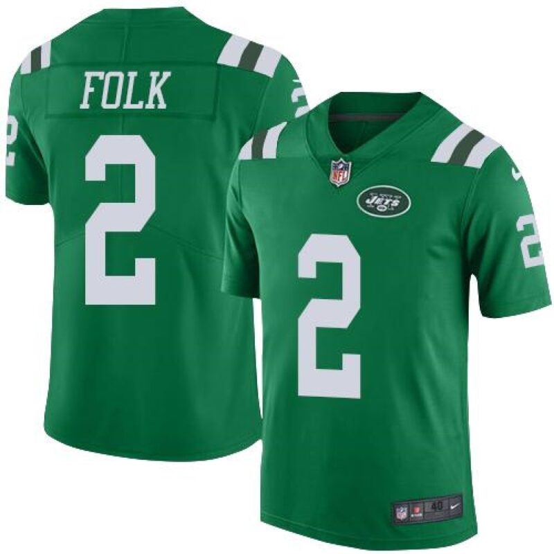 6861c4d90542c_1 Jets #2 Nick Folk Green Men's Stitched NFL Elite Rush Jersey