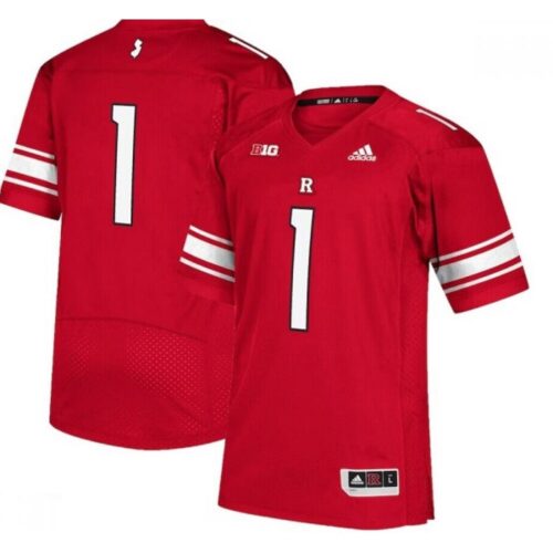 6861c4e321563_1 Men's Rutgers Scarlet Knights Customized Red Stitched Jersey