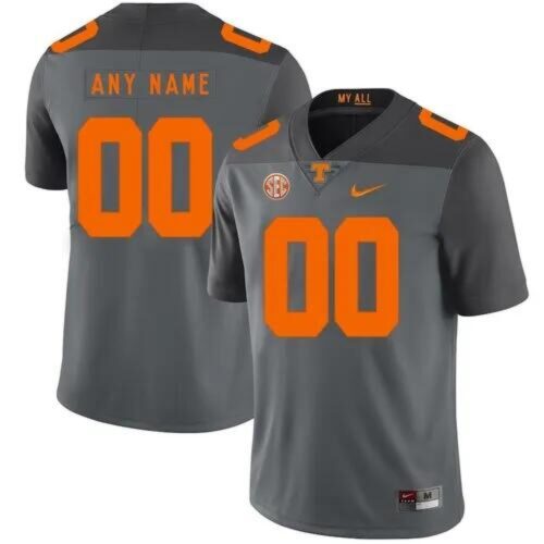 6861c4eaec39f_1 Men's Tennessee Volunteers ACTIVE PLAYER Custom Gray College Stitched Football Jersey