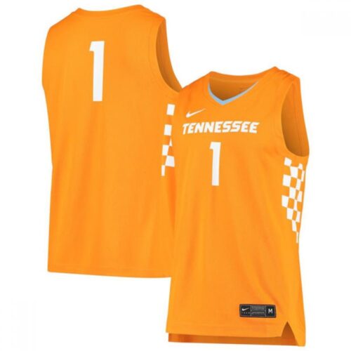 6861c4f01a3dd_1 Men's Tennessee Volunteers Custom Orange Basketball Jersey