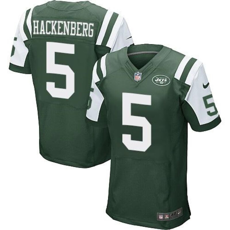 6861c505171c5_1 Jets #5 Christian Hackenberg Green Team Color Men's Stitched NFL Elite Jersey