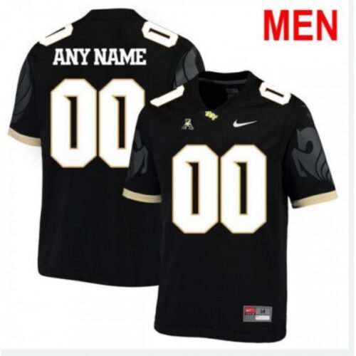 6861c51983eaa_1 Men's UCF Knights Black Custom College Football Stitched Jersey