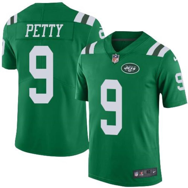 6861c52eea32d_1 Jets #9 Bryce Petty Green Men's Stitched NFL Elite Rush Jersey