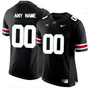 6861c53be5887_1 Men's Ohio State Buckeyes ACTIVE PLAYER Custom Black Stitched Jersey