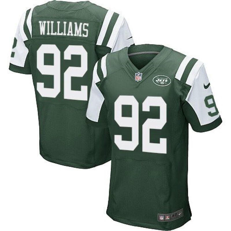 6861c54557c2b_1 Jets #92 Leonard Williams Green Team Color Men's Stitched NFL Elite Jersey