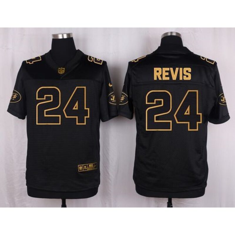 6861c570d14b0_1 Jets #24 Darrelle Revis Black Men's Stitched NFL Elite Pro Line Gold Collection Jersey