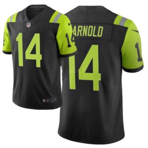 6861c594c6d39_1 Men's New York Jets #14 Sam Darnold Black /Green 2019 City Edition Limited Stitched NFL Jersey