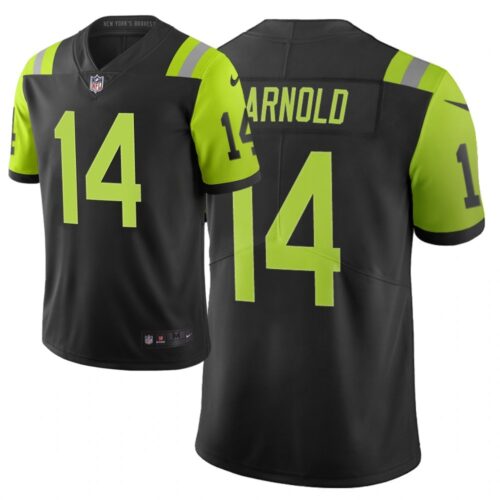 6861c594c6d39_1 Men's New York Jets #14 Sam Darnold Black /Green 2019 City Edition Limited Stitched NFL Jersey