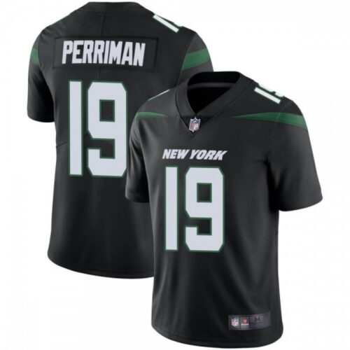 6861c5b18cd58_1 Men's New York Jets #19 Breshad Perriman Black Vapor Untouchable Limited Stitched Jersey