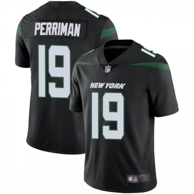 6861c5b18cd58_1 Men's New York Jets #19 Breshad Perriman Black Vapor Untouchable Limited Stitched Jersey