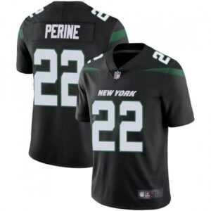 6861c5c7a03b9_1 Men's New York Jets #22 La'Mical Perine Black Vapor Untouchable Limited Stitched Jersey