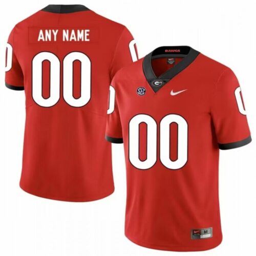 6861c5d1101c1_1 Men's Georgia Bulldogs ACTIVE PLAYER Custom Red College Football Stitched Jersey