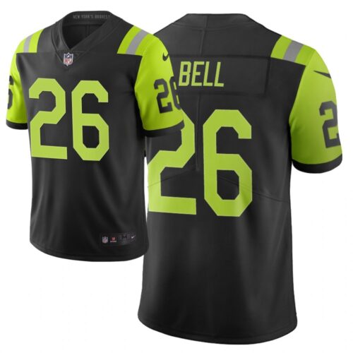 6861c5dac5cb8_1 Men's New York Jets #26 Le'Veon Bell Black /Green 2019 City Edition Limited Stitched NFL Jersey
