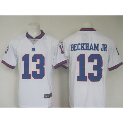 6861c5edbf9d8_1 Men's New York Giants #13 Odell Beckham Jr White Limited Rush Stitched NFL Jersey