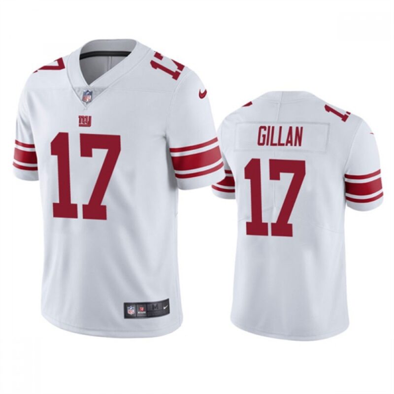 6861c607b965c_1 Men's New York Giants #17 Jamie Gillan White Vapor Untouchable Limited Stitched Jersey